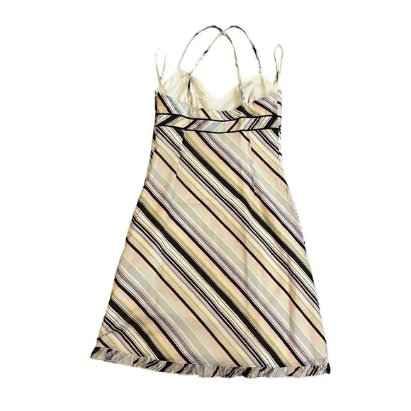 Express Y2K Pastel Multi‎ Color Striped Summer Dress Size Small - Picture 4 of 4